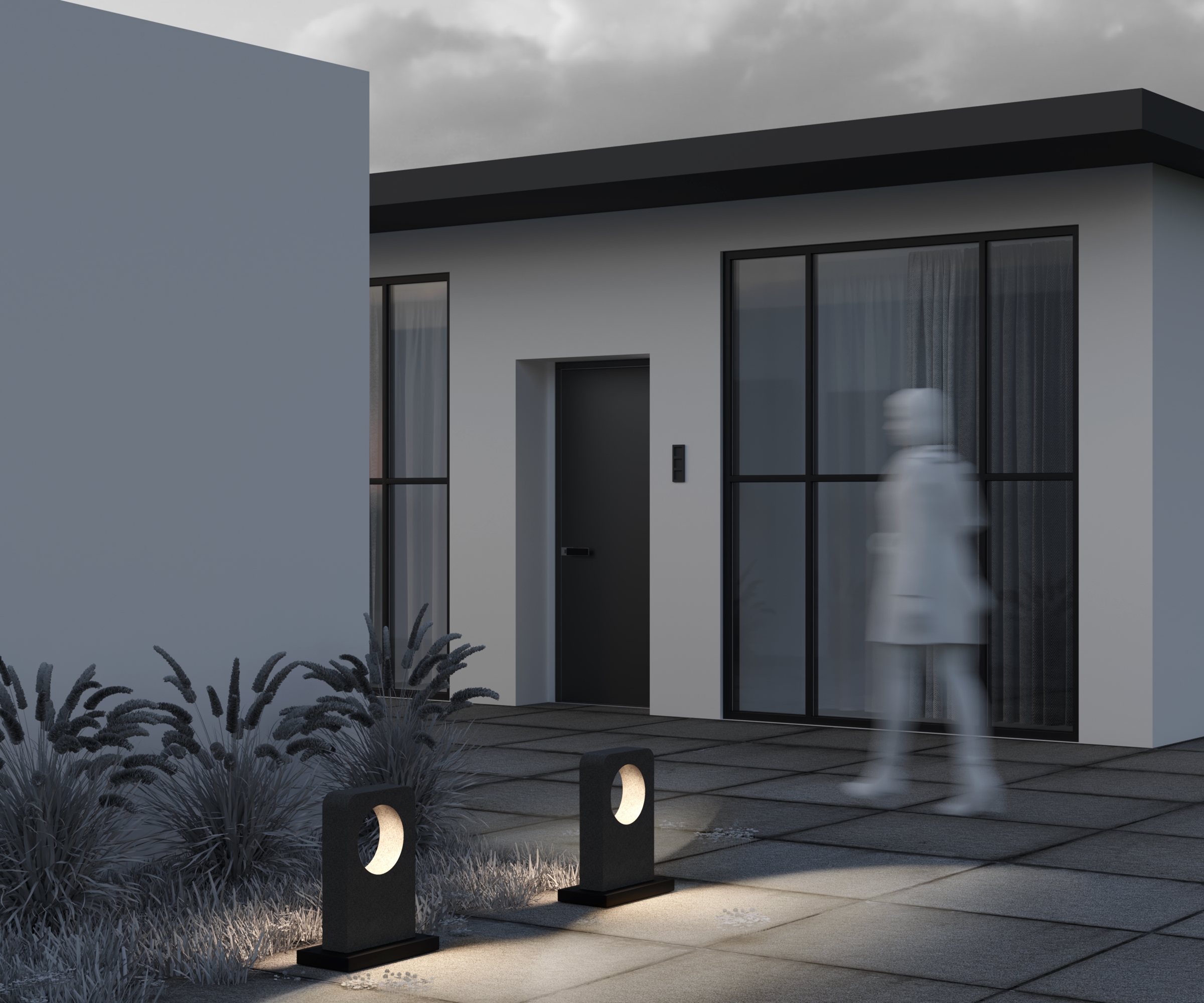 Дополнительная картинка Ландшафтный светильник Outdoor O469FL-L7CM3K