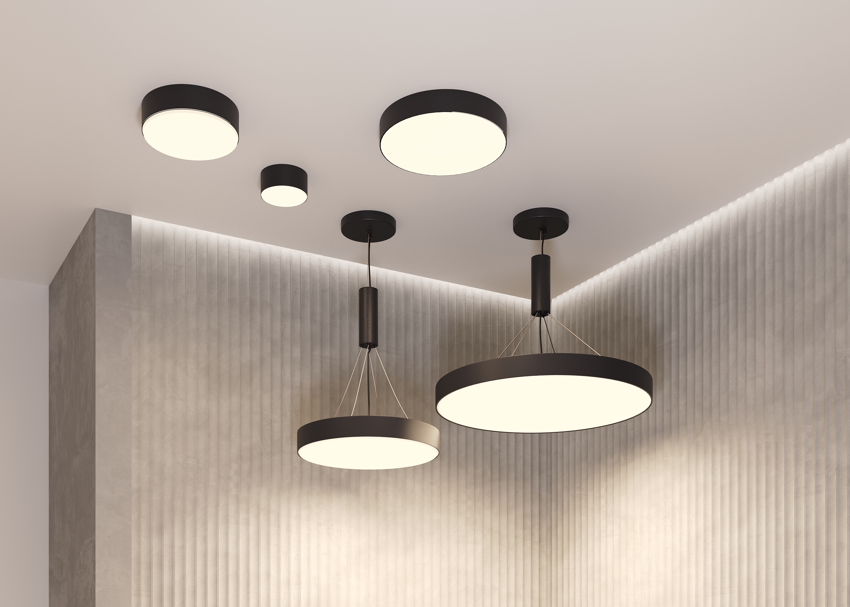 Дополнительная картинка Потолочный светильник Technical C032CL-24W4K-RD-B