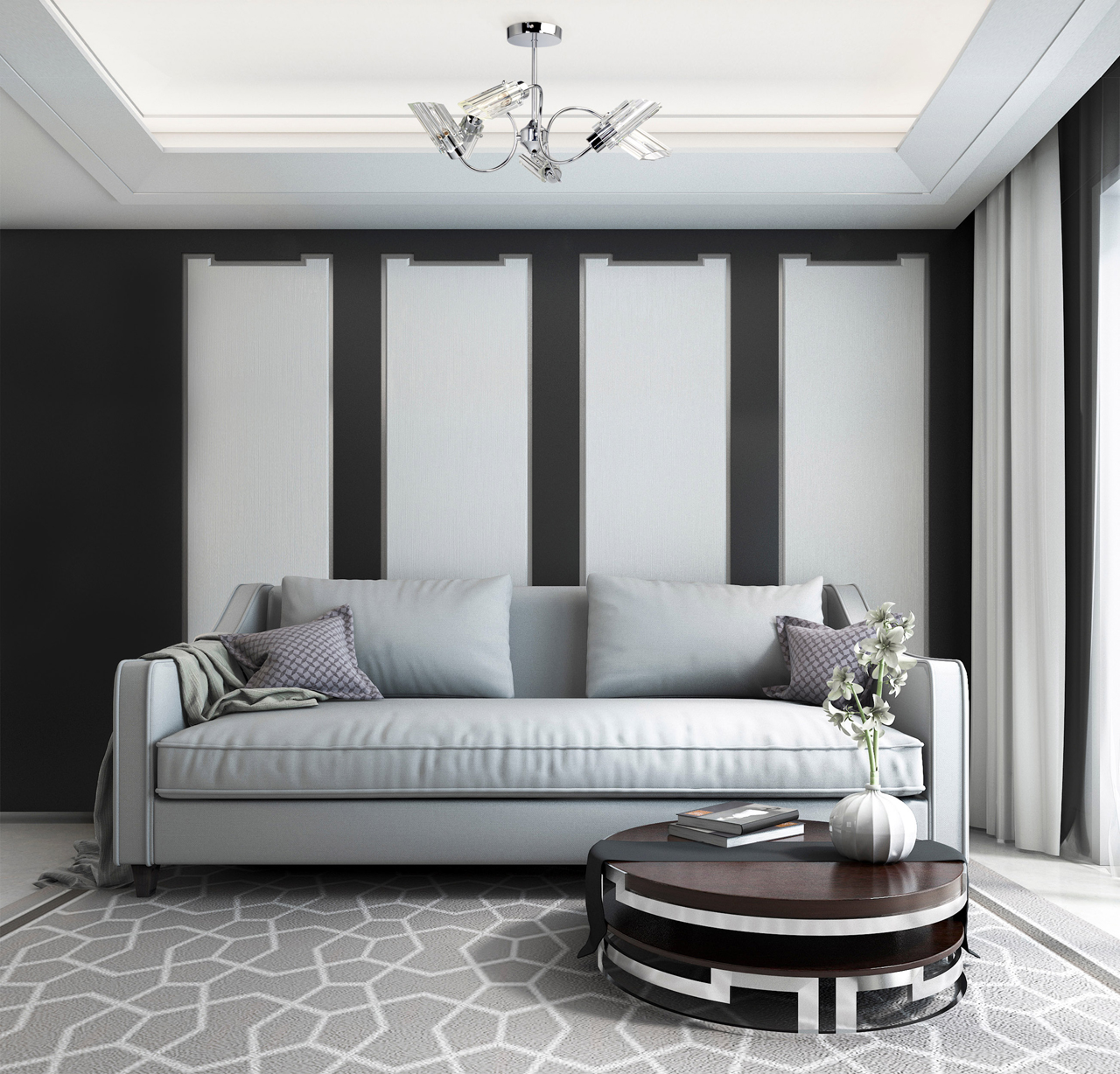 Картинка 106011406 Олимпия 6*40W E14 220 V люстра