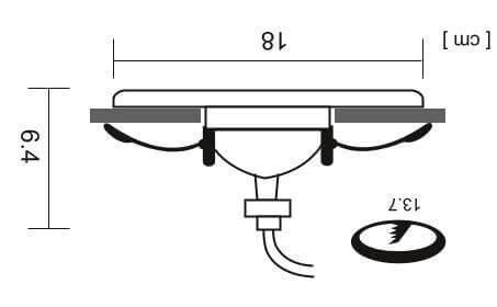 Дополнительная картинка Встраиваемый светильник Arte Lamp A6664PL-1BK