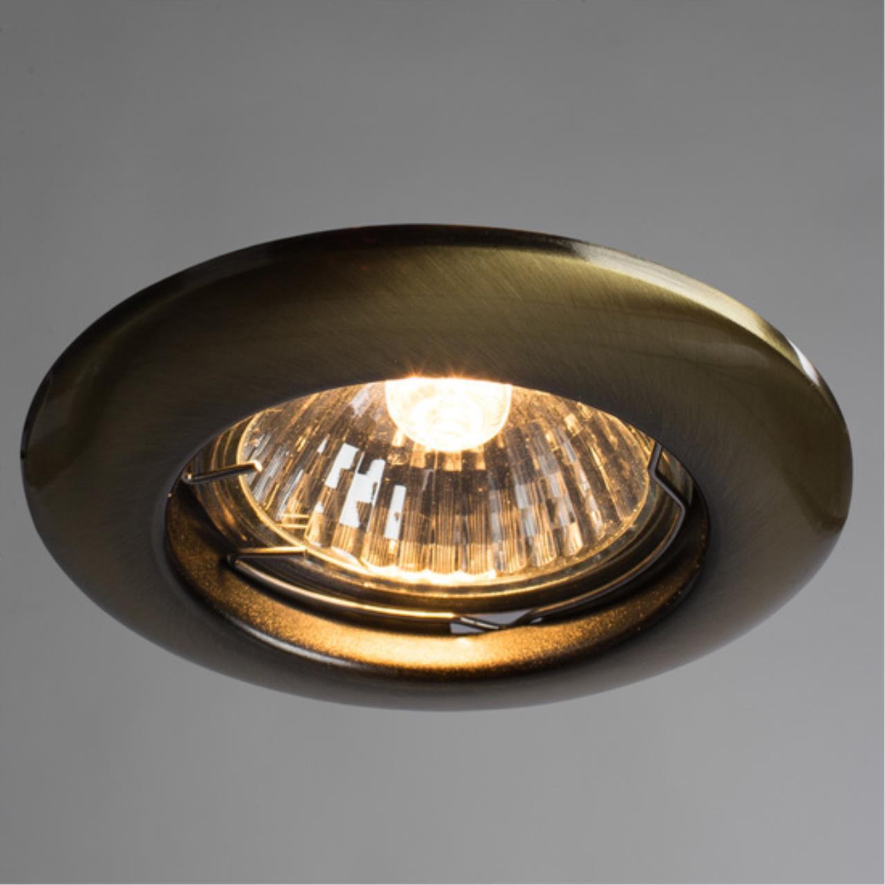 Дополнительная картинка Встраиваемый светильник Arte Lamp Praktisch A1203PL-1AB