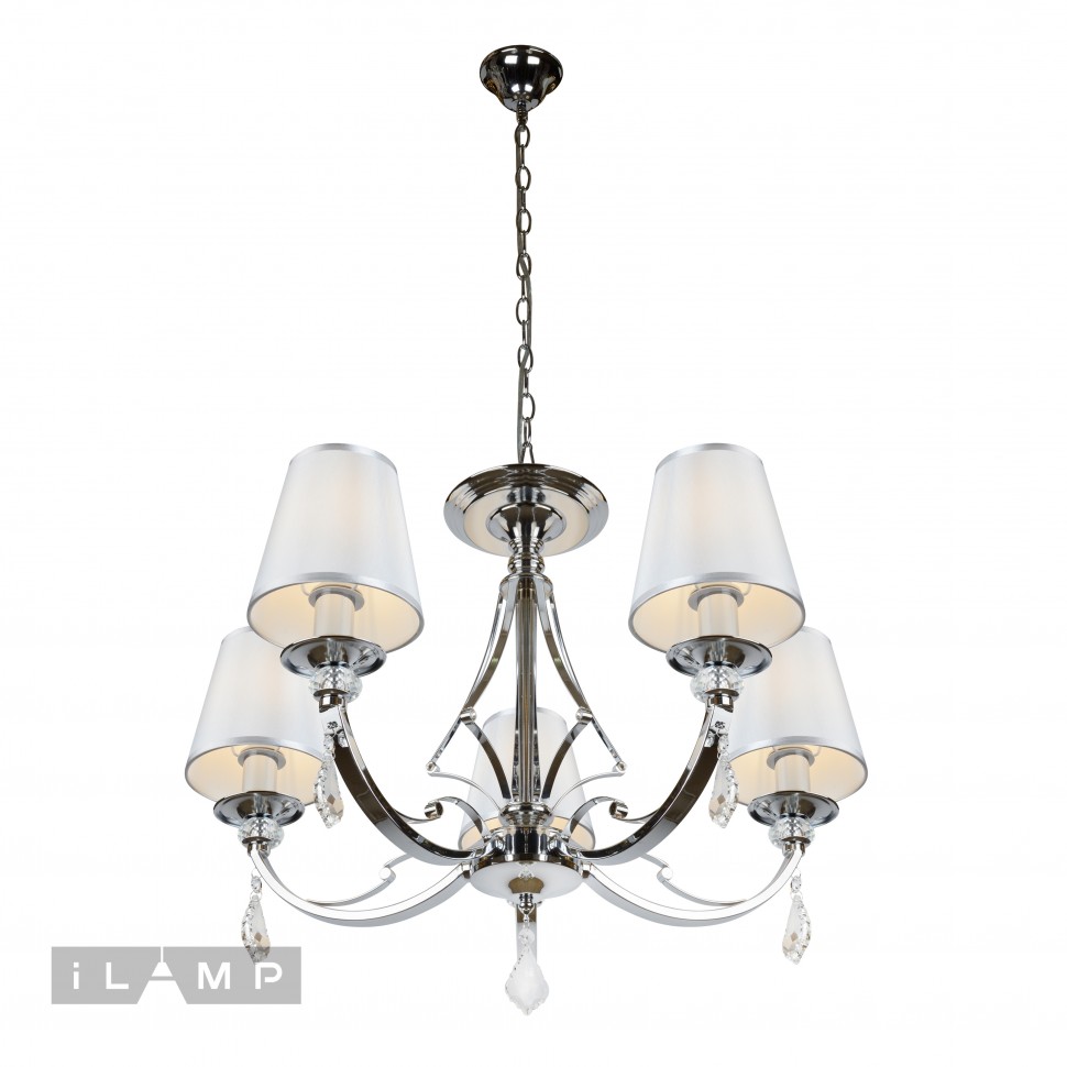 Дополнительная картинка Подвесная люстра iLamp Amadea RM5220/5CR