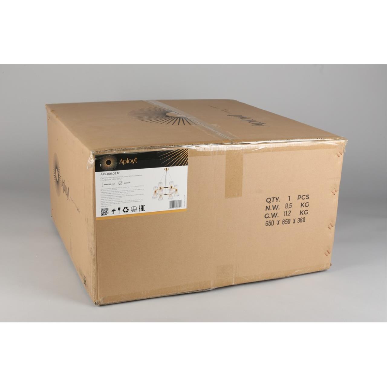 Картинка Подвесная люстра Aployt Elinor APL.801.03.12