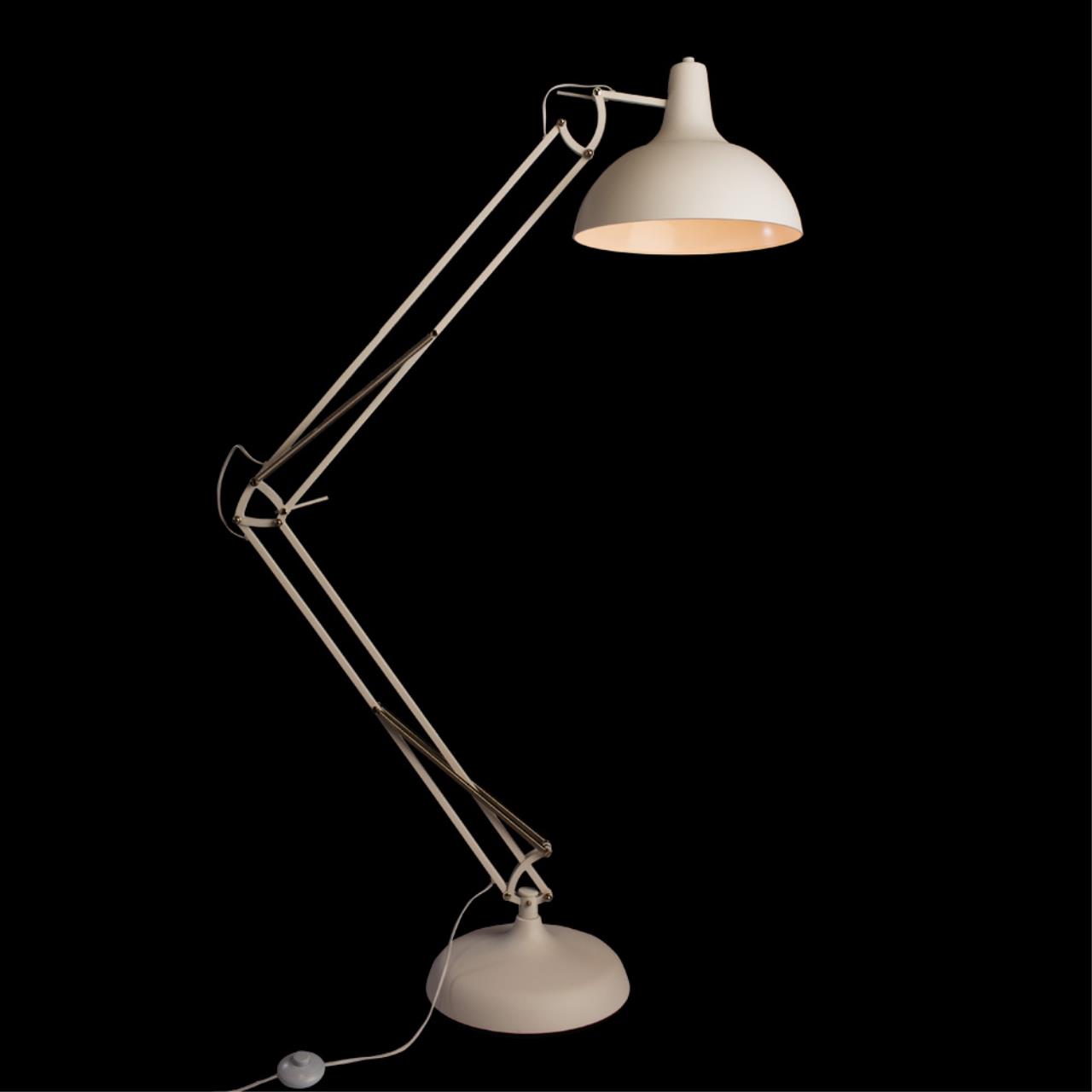 Картинка Торшер Arte Lamp Goliath A2487PN-1WH