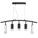 lr7358623731 люстра rullo 5х50w gu10 черный - белый  571735 - 214437-3 - 214486-2 - 202431-5, EGLO, доставка по Казахстану