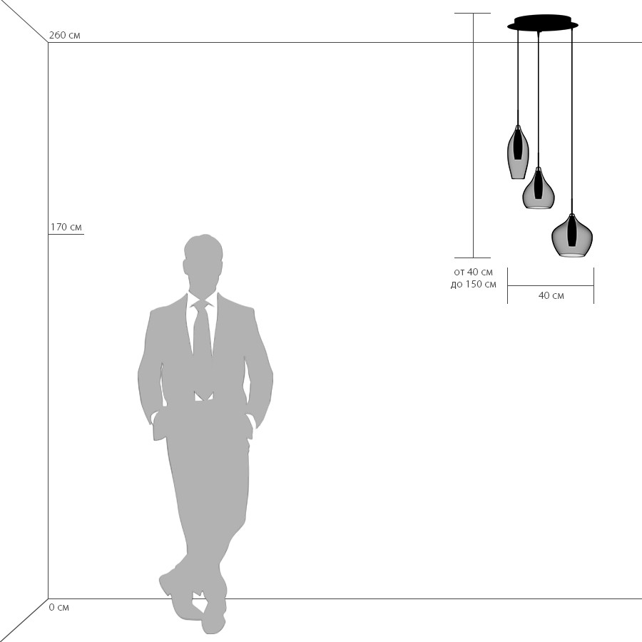Картинка Подвесная люстра Lightstar Pentola 803053