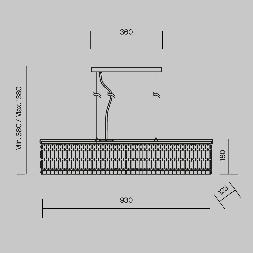 Дополнительная картинка Подвесная люстра Maytoni Dune DIA005PL-06CH
