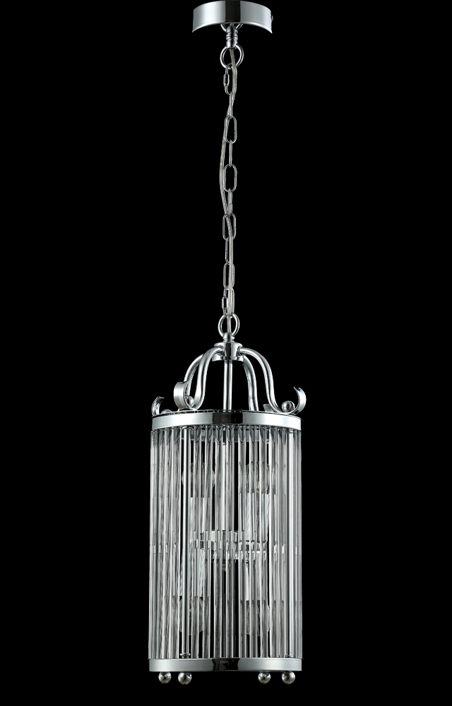 Картинка Светильник подвесной Crystal Lux TADEO SP4 D200 CHROME/TRANSPARENTE Crystal Lux 3030/204