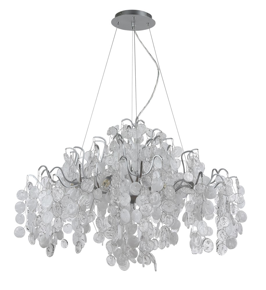 люстры люстра crystal lux tenerife sp9 silver crystal lux 3181/309, доставка по Казахстану 