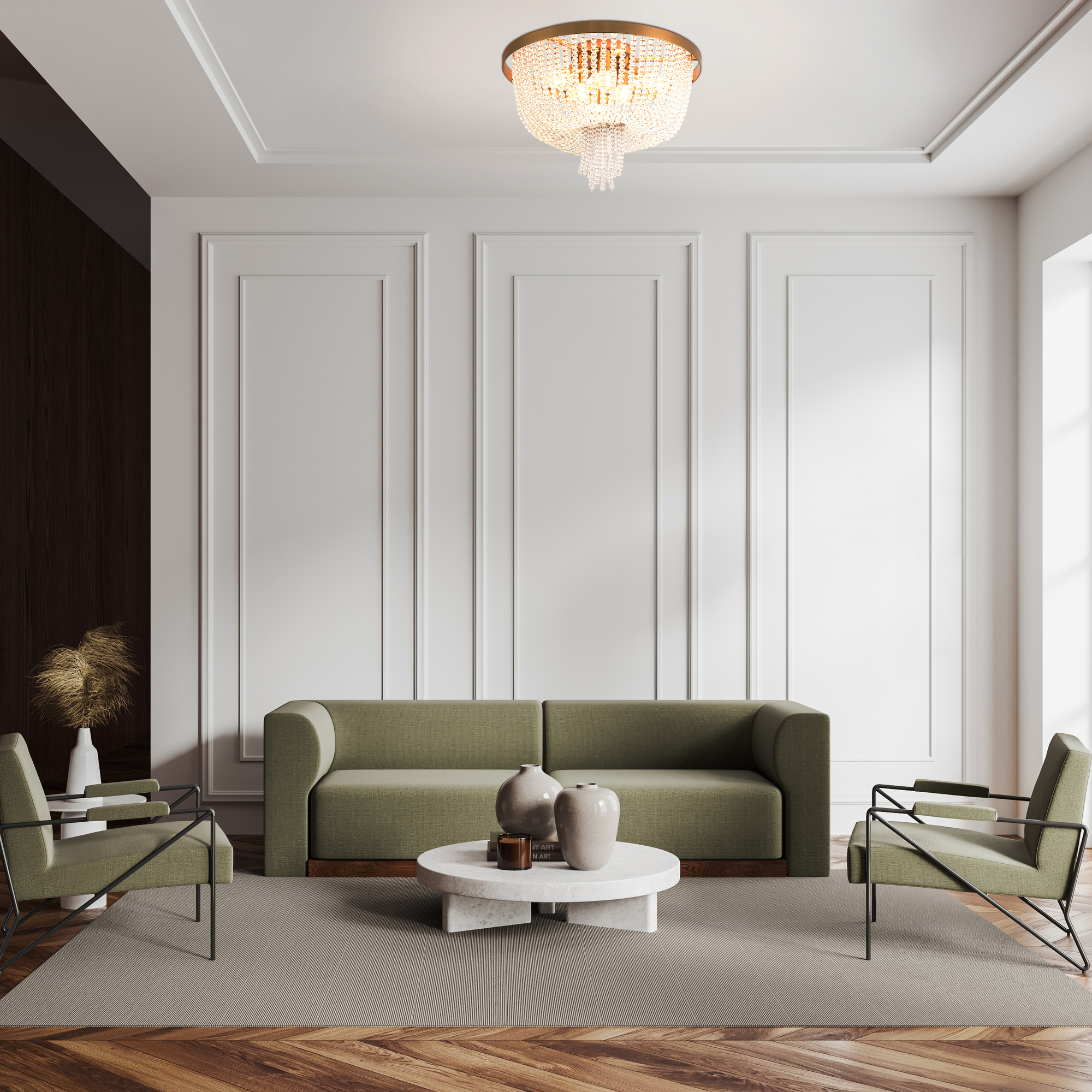 Дополнительная картинка Потолочный светильник Freya FR1008CL-06BS