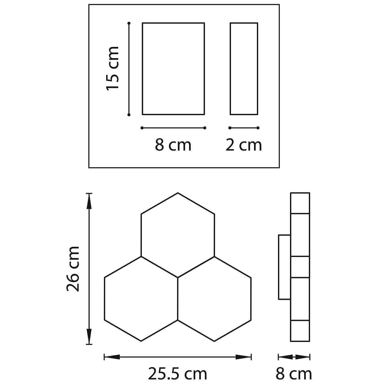 Картинка Настенный светодиодный светильник Lightstar Favo 750632