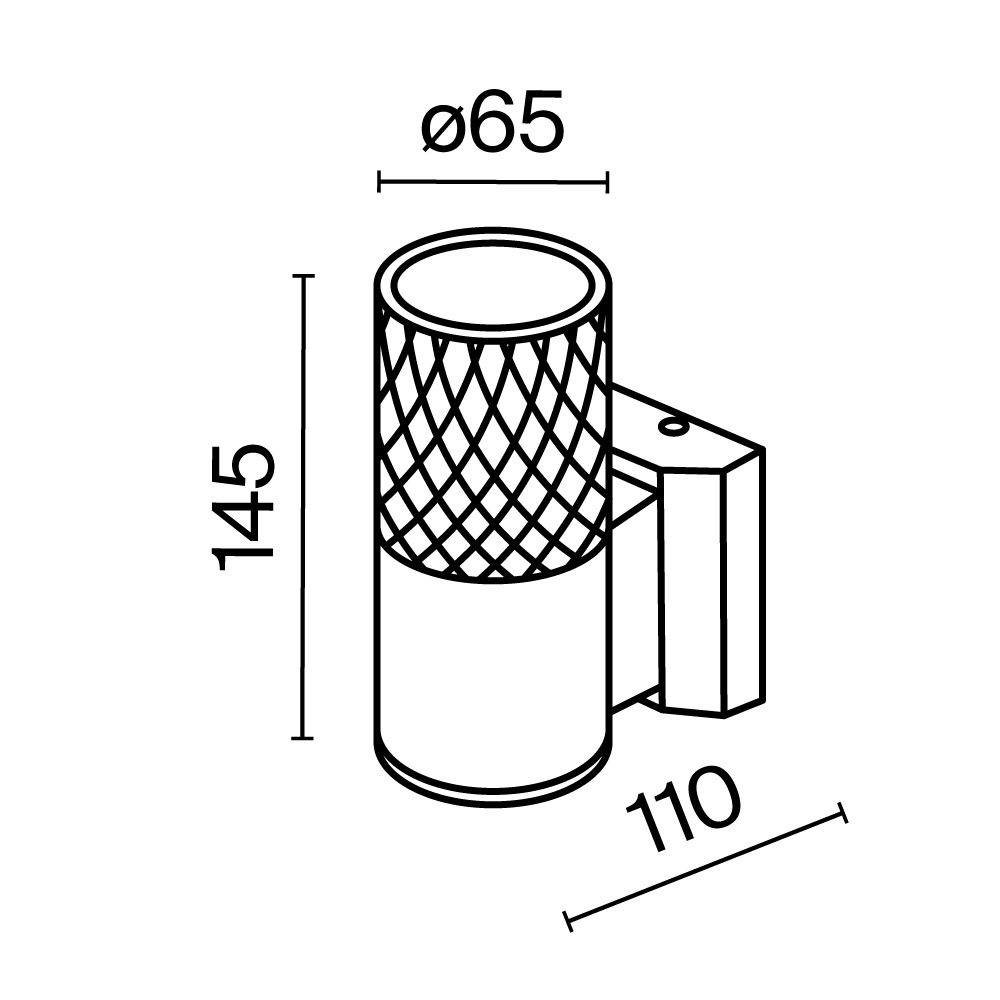 Дополнительная картинка Настенный светильник Outdoor O583WL-01B