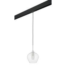 PRO803041 Светильник д - 1-фазн трека PENTOLA 1х25W G9 ХРОМ - ПРОЗРАЧНЫЙ - ЧЕРНЫЙ  803041 - 595007 купить в Алматы svet.kz