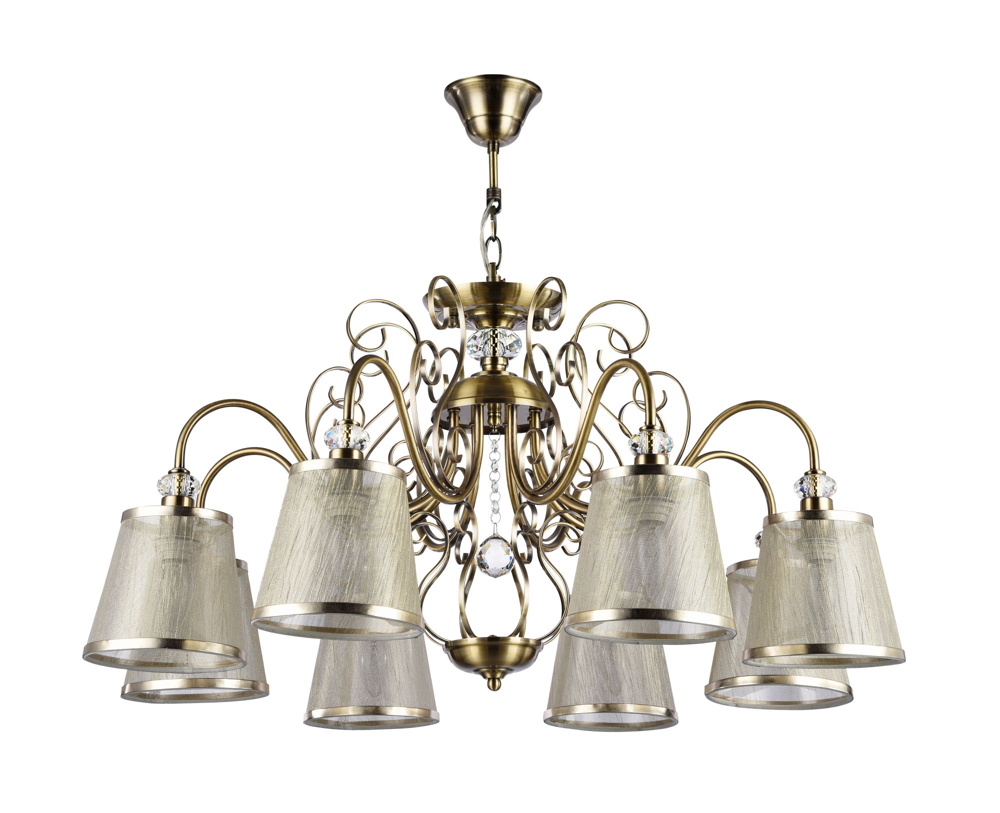 Дополнительная картинка Подвесная люстра Freya Driana FR2405-PL-08-BZ