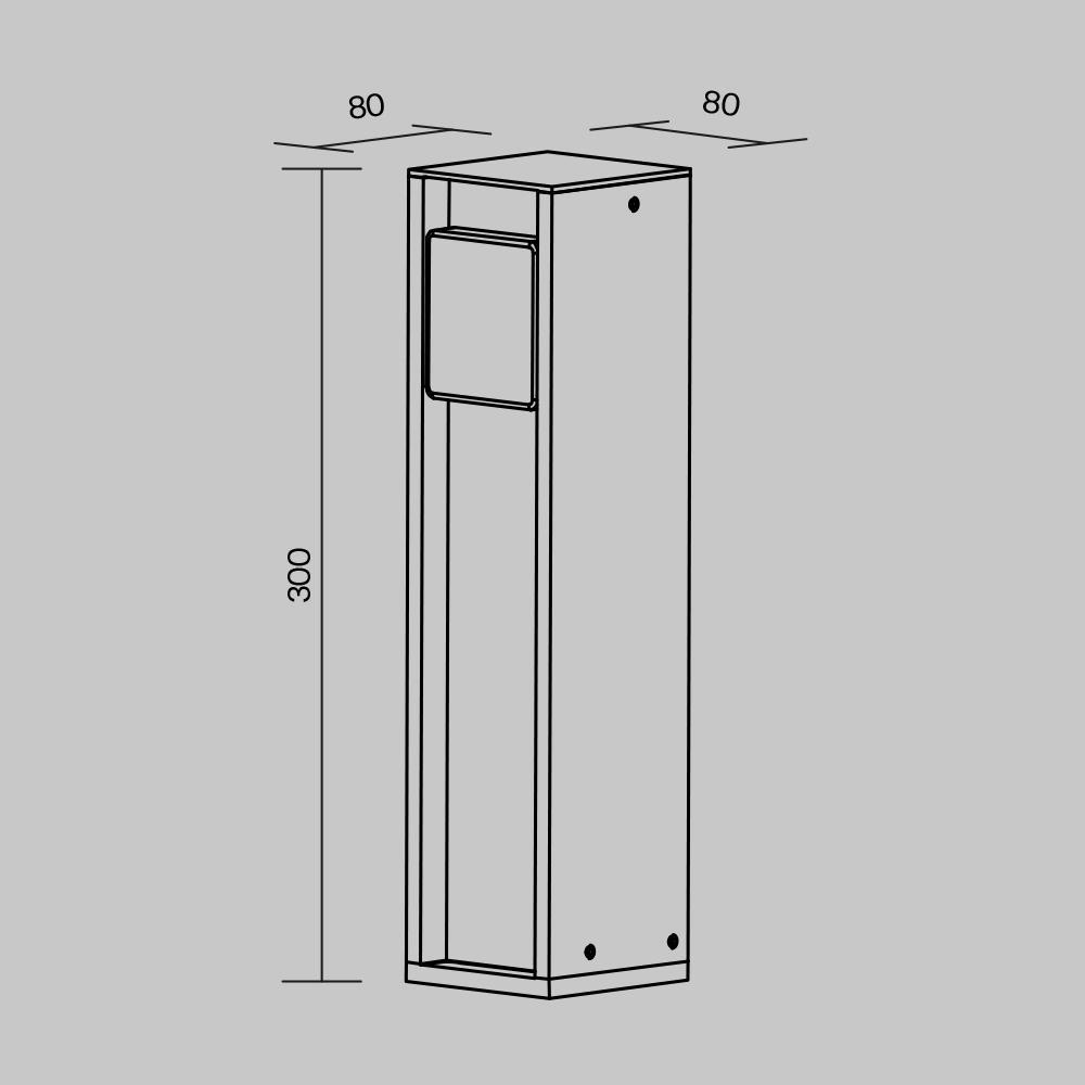 Дополнительная картинка Уличная розетка Outdoor O459FL-GF01SC