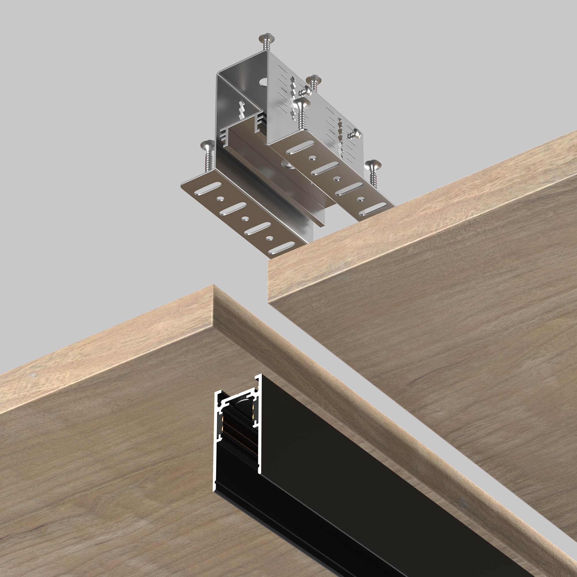 Дополнительная картинка Комплектующие для накладной трековой системы Technical TRA034HCB