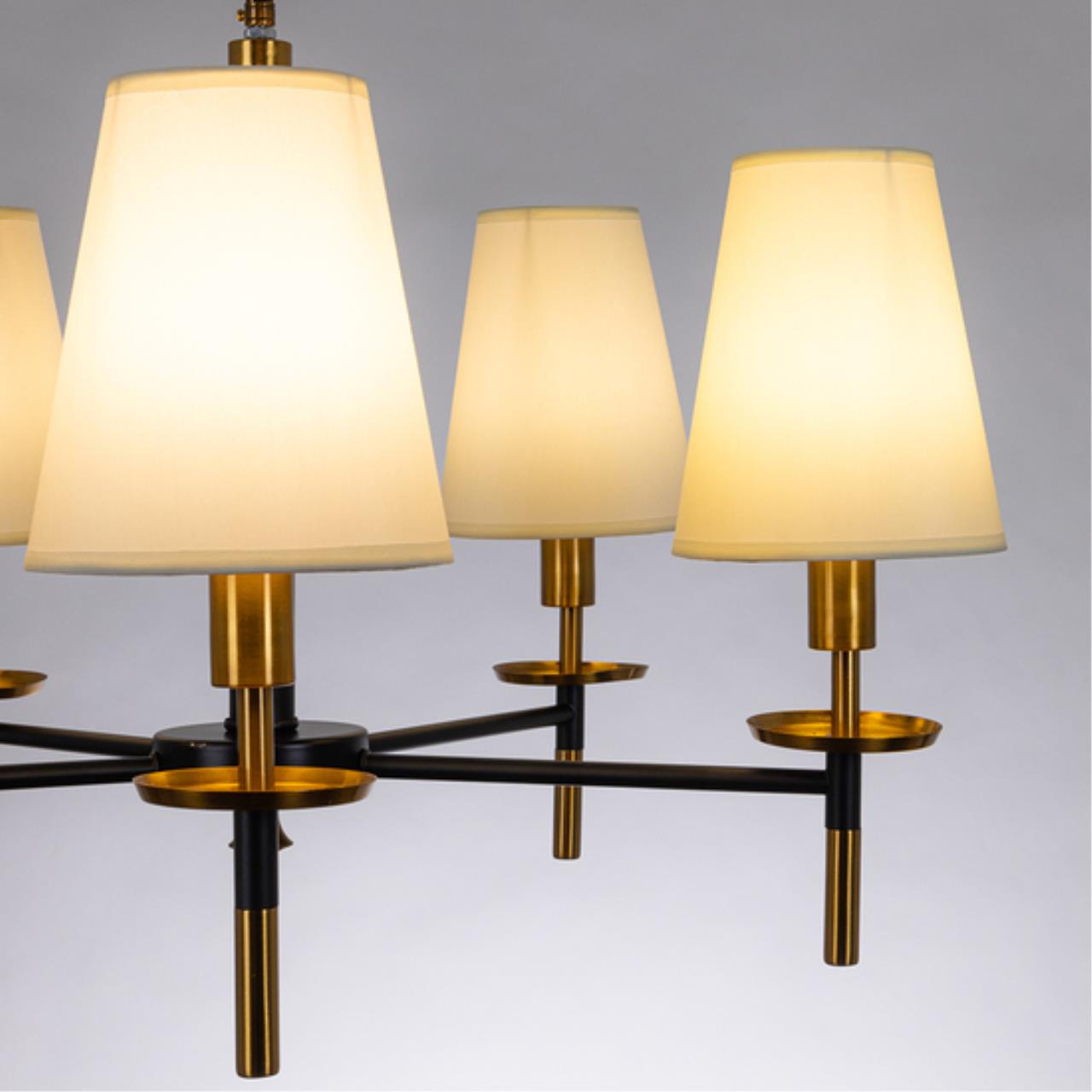 Дополнительная картинка Подвесная люстра Arte Lamp RICCARDO A4075LM-5BK