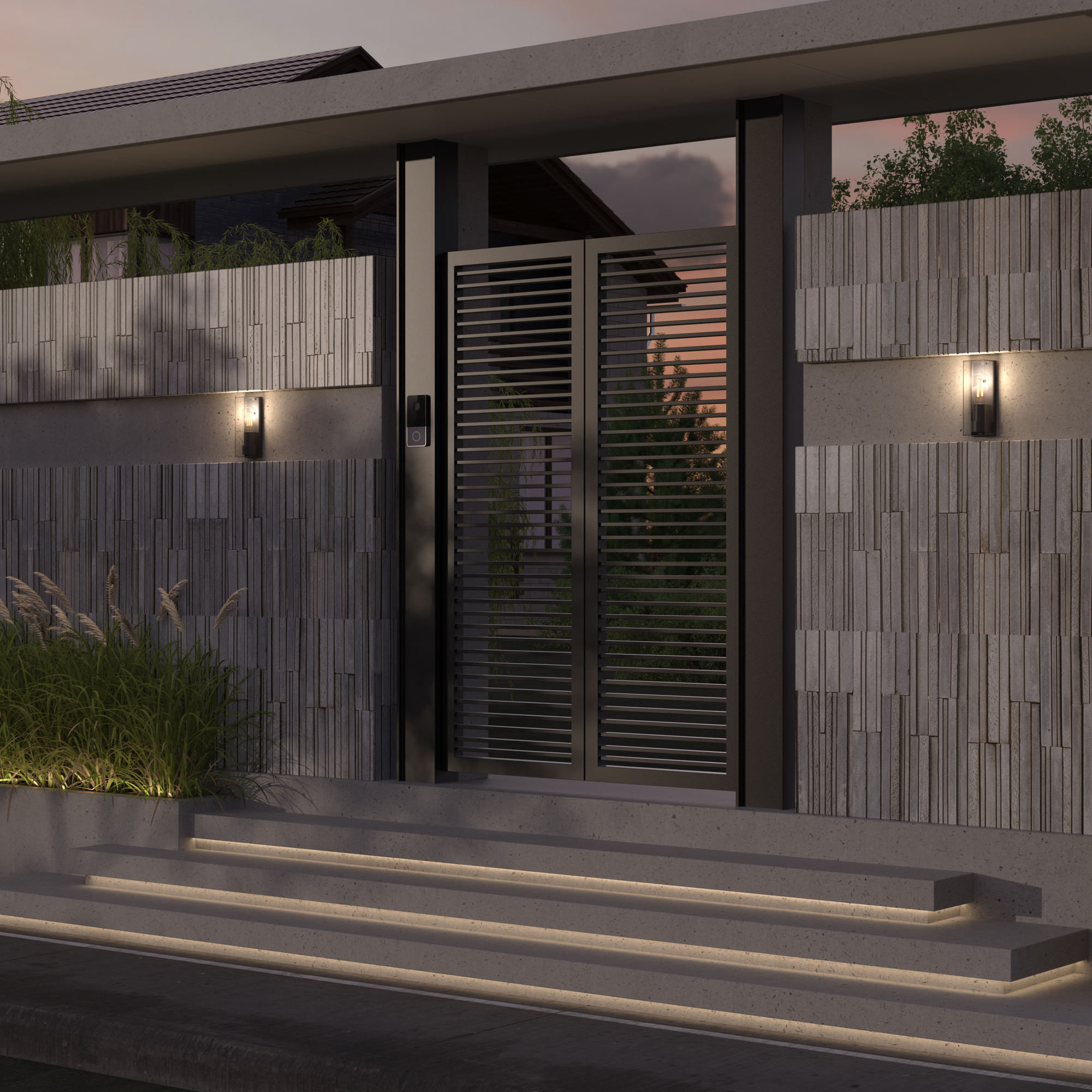 Дополнительная картинка Настенный светильник (бра) Outdoor O450WL-01GF