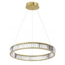 5015/36l l-vision odl23 425 золотой/прозрачный металл/хрусталь люстра led 36w 4000k 4280лм vekia, доставка по Казахстану 