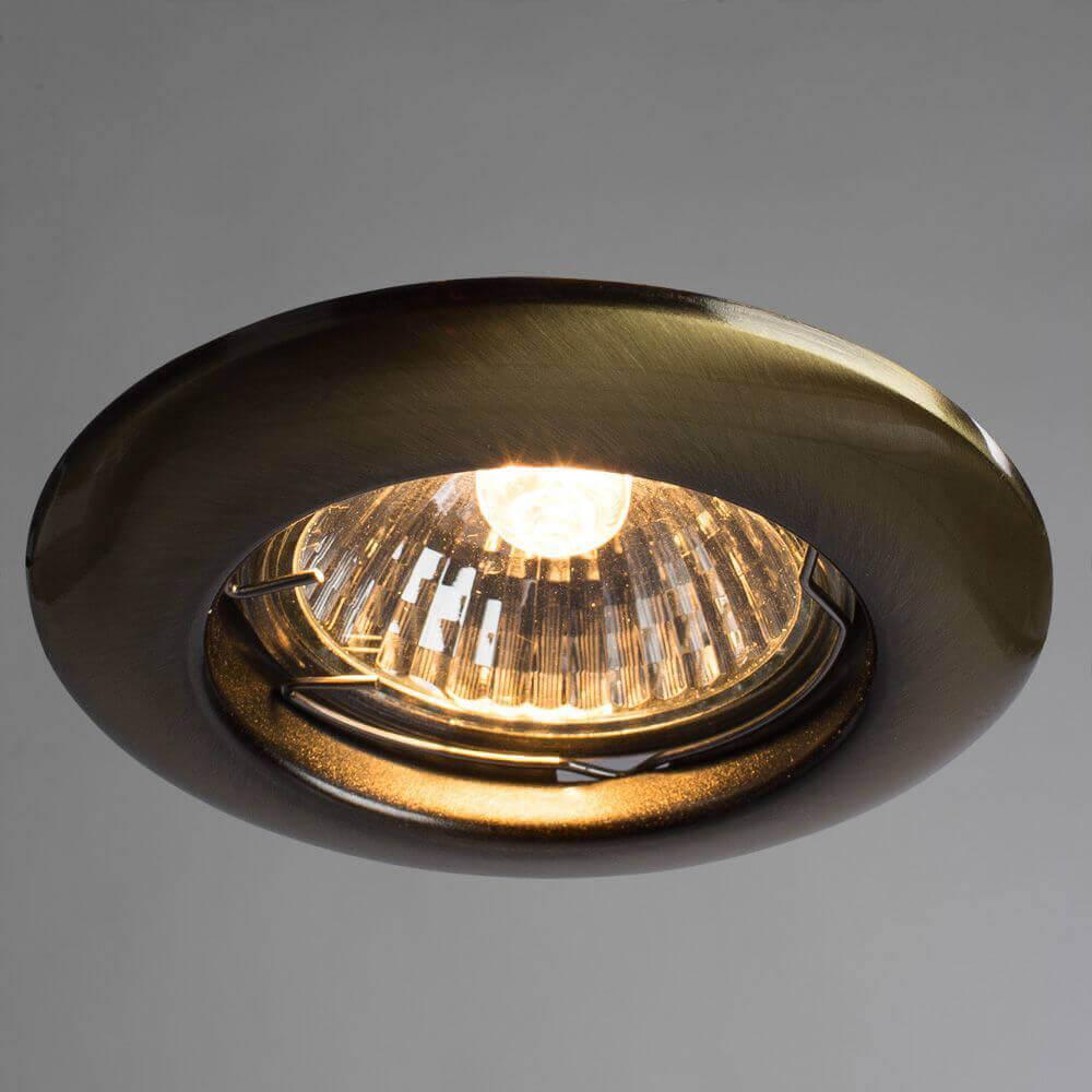 Дополнительная картинка Встраиваемый светильник Arte Lamp Praktisch A1203PL-1AB