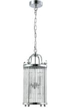 Подвесные Светильник подвесной Crystal Lux TADEO SP4 D200 CHROME/TRANSPARENTE Crystal Lux 3030/204, доставка по Казахстану 