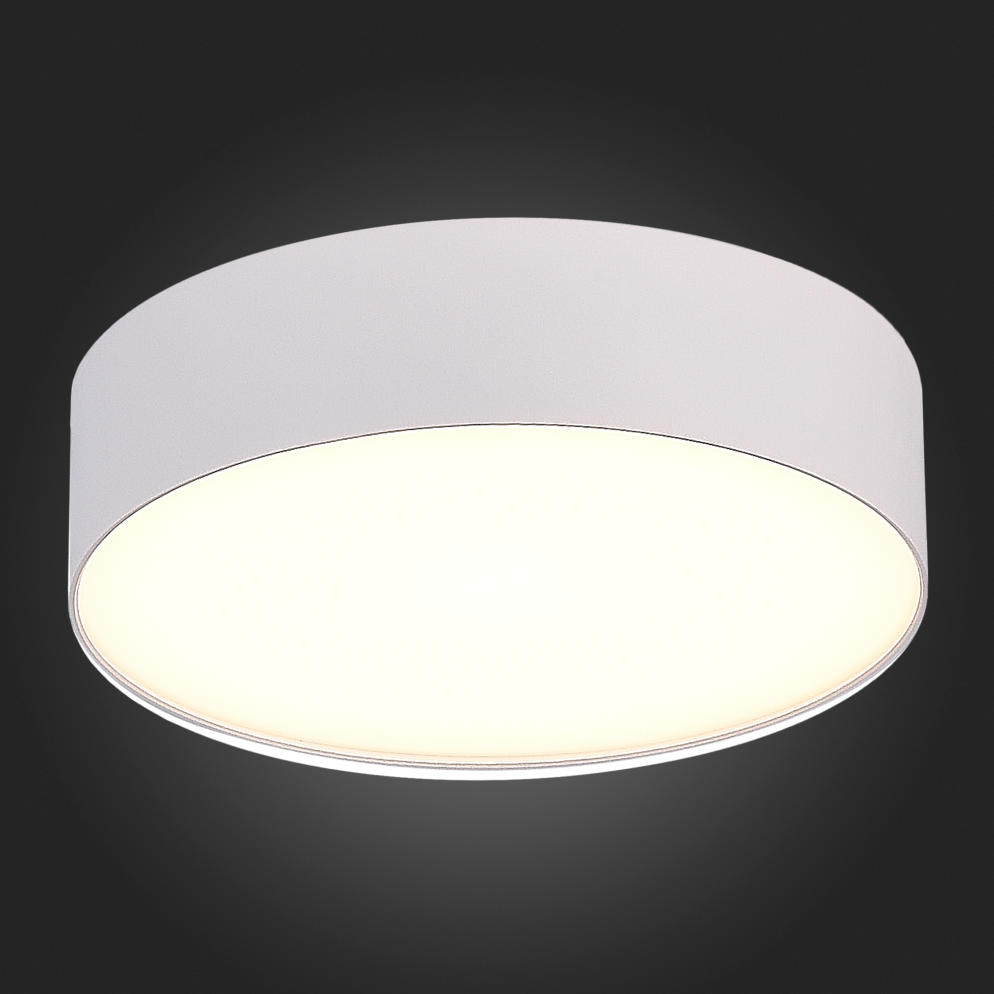 Дополнительная картинка ST606.532.27 Светильник потолочный Белый LED 1*27W 3000K 2 340Lm Ra>85 120° IP20 D220xH55 185-265V