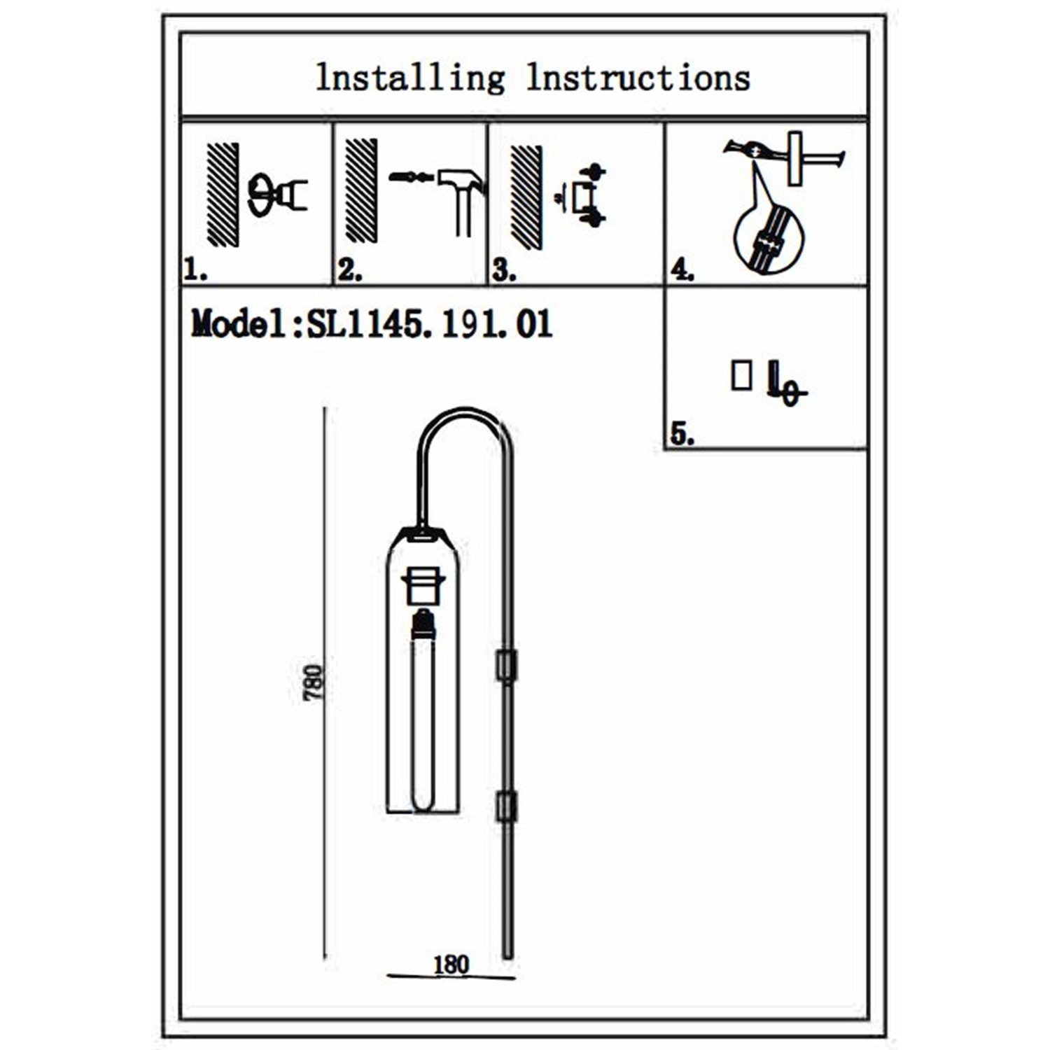 Дополнительная картинка Бра ST Luce Callana SL1145.191.01