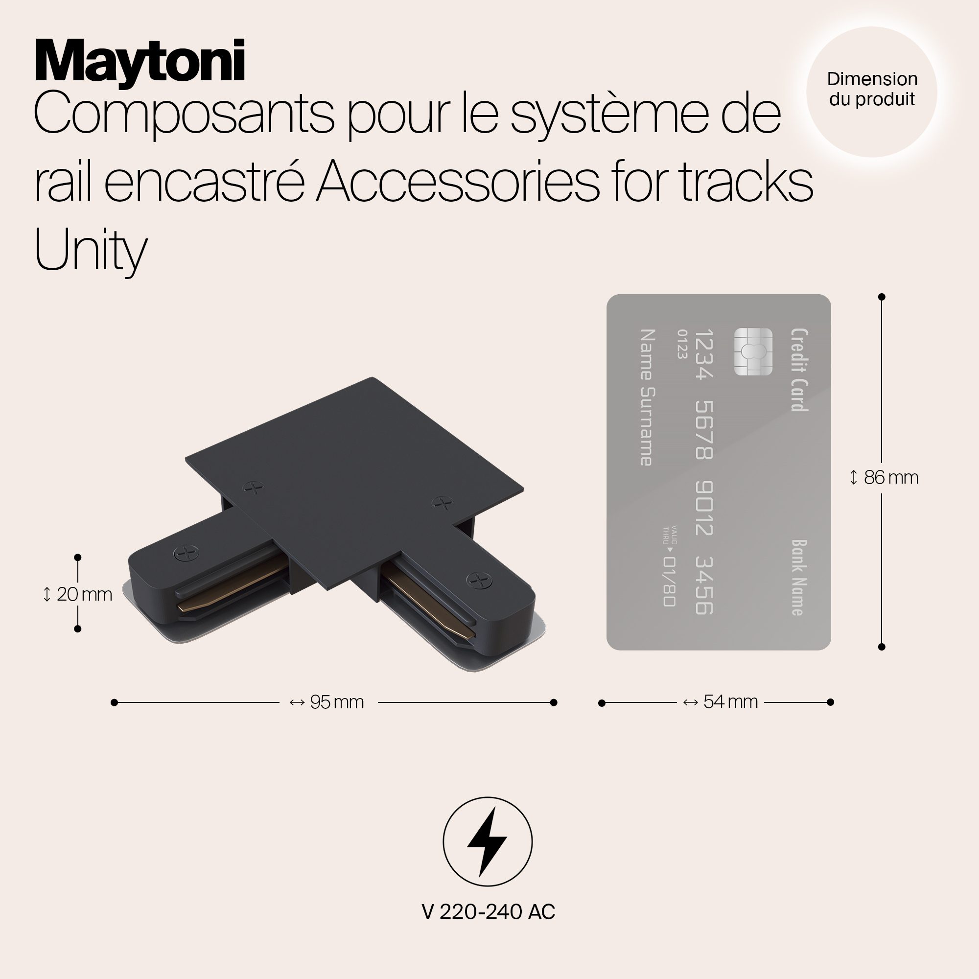 Дополнительная картинка Коннектор Maytoni Track TRA002CL-11B
