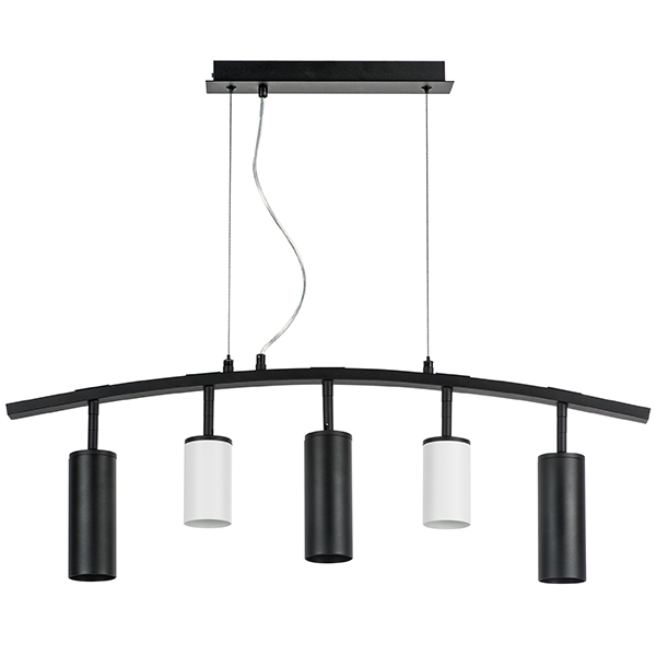 lr735362873 люстра rullo 5х50w gu10 черный - белый  571735 - 214436-2 - 214487-3, доставка по Казахстану 