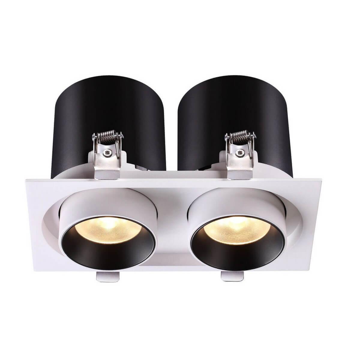 Дополнительная картинка Встраиваемый светодиодный светильник Novotech Spot Lanza 358083