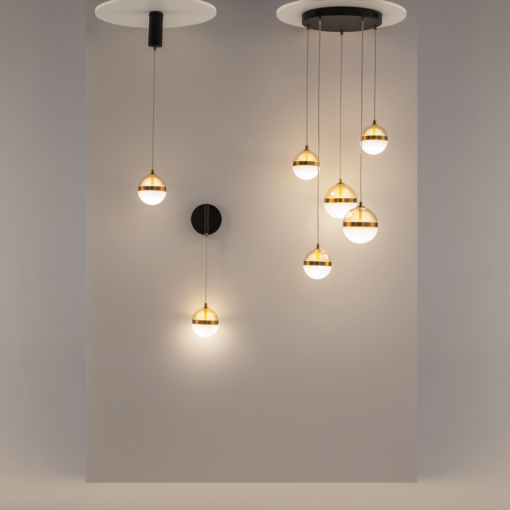 Дополнительная картинка Подвесной светильник Maytoni MOD295PL-L60BBS3K