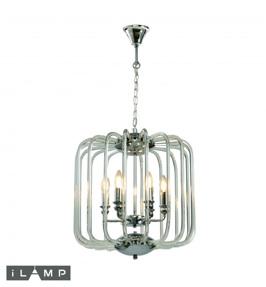 Картинка Подвесная люстра iLamp Mono P2481-6 Chrome