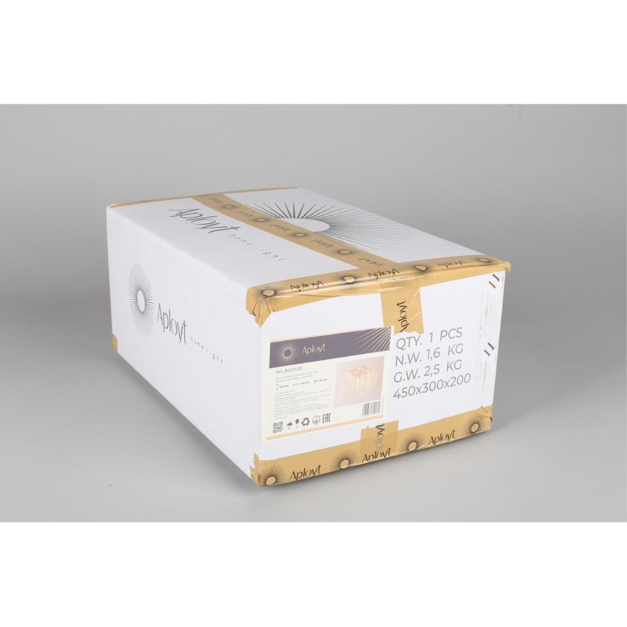 Картинка APL.845.01.03 Светильник настенный Aployt Aurora