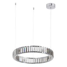 4930/30l l-vision odl24 000  хром/прозрачный металл/хрусталь люстра led 30w 4000k 3570лм vekia, доставка по Казахстану 