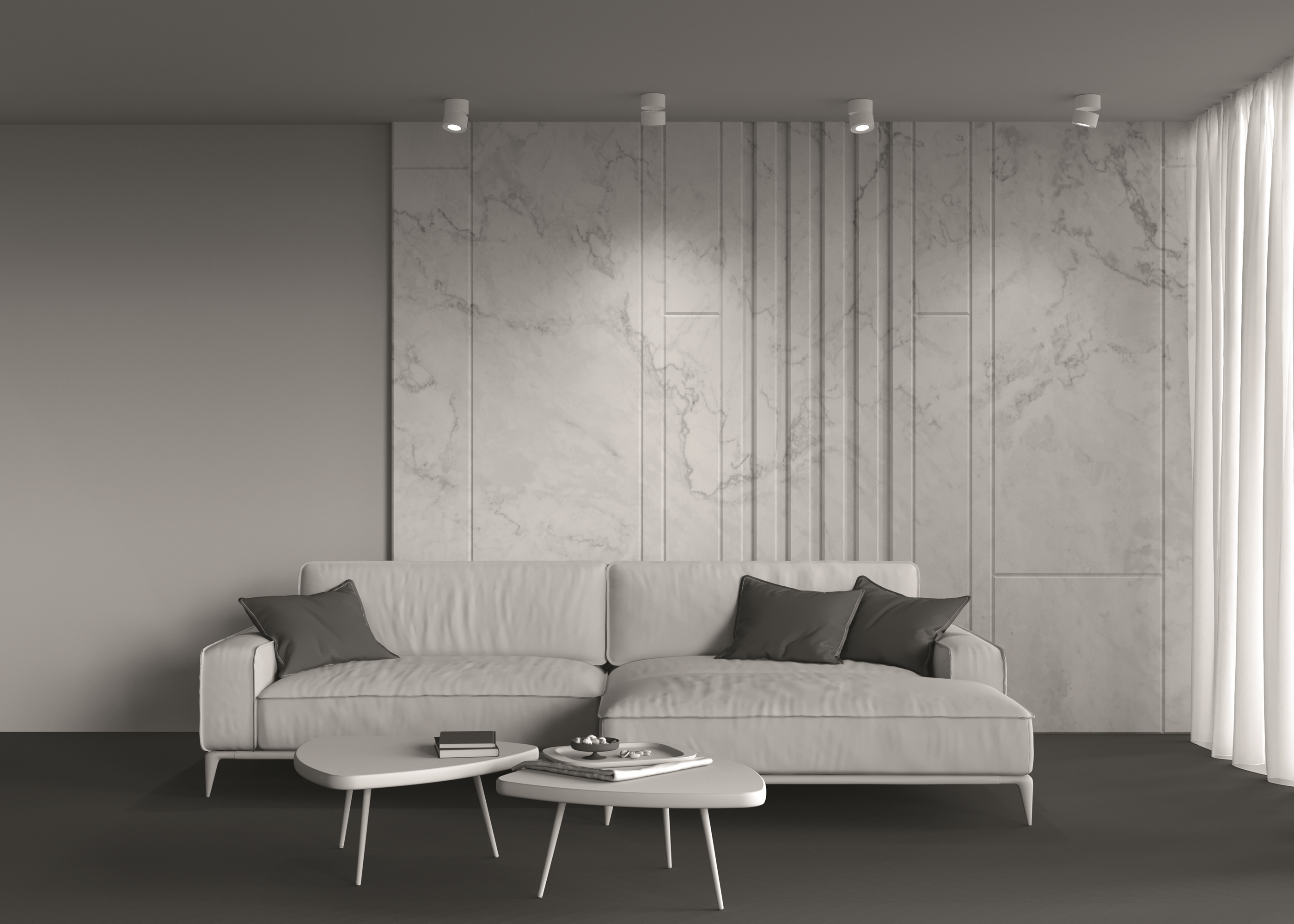 Дополнительная картинка Потолочный светильник Technical C084CL-15W3K-W