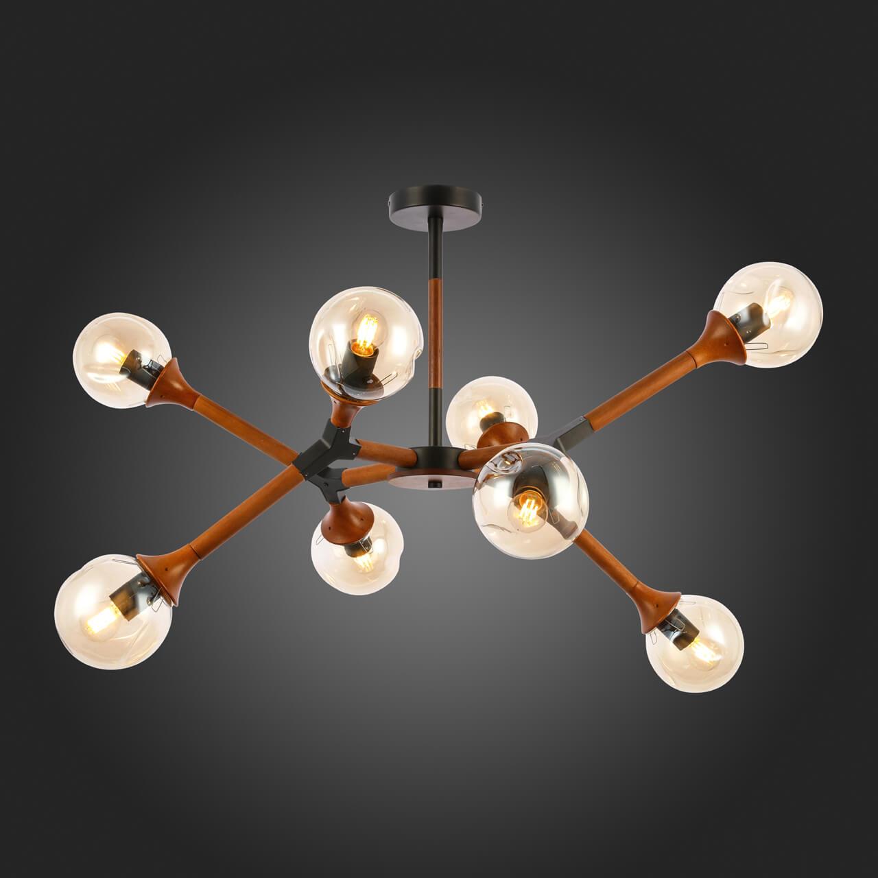 Дополнительная картинка Потолочная люстра Evoluce Raquel SLE109402-08