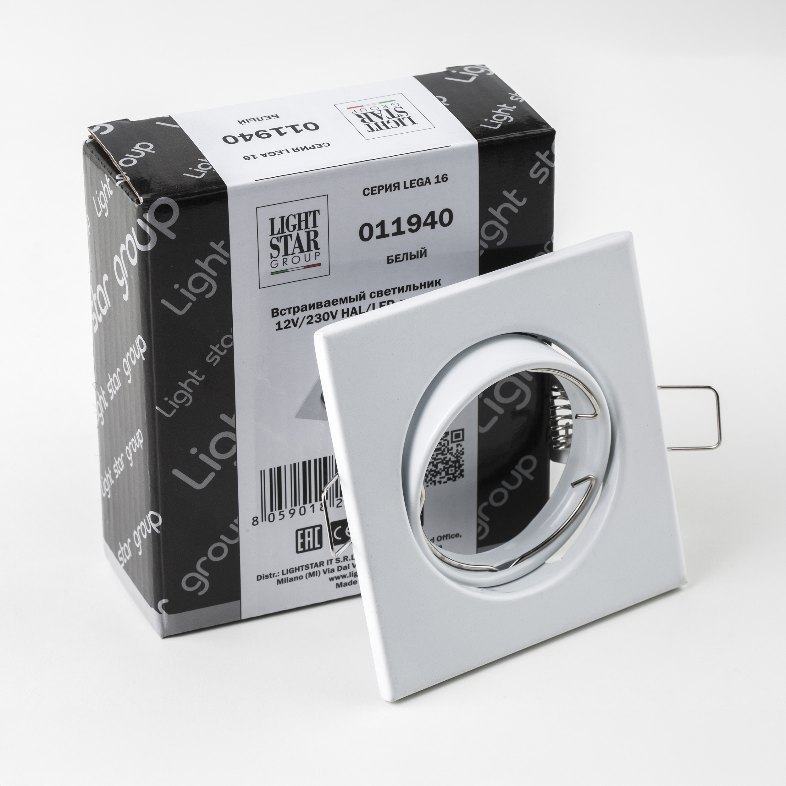 Дополнительная картинка Встраиваемый светильник Lightstar Lega16 011940