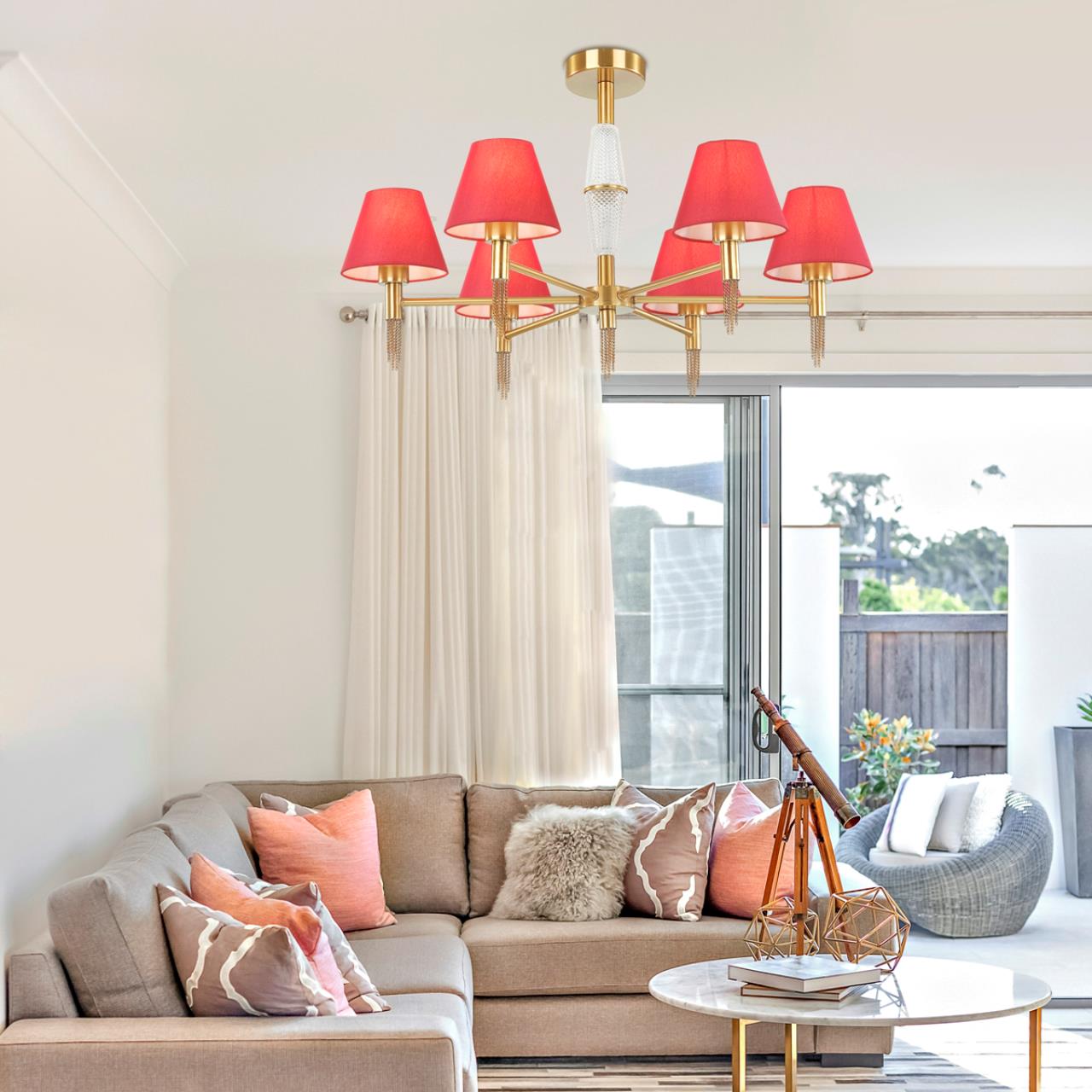 Картинка Потолочная люстра Lumion Neoclassi Vanessa 4514/6C