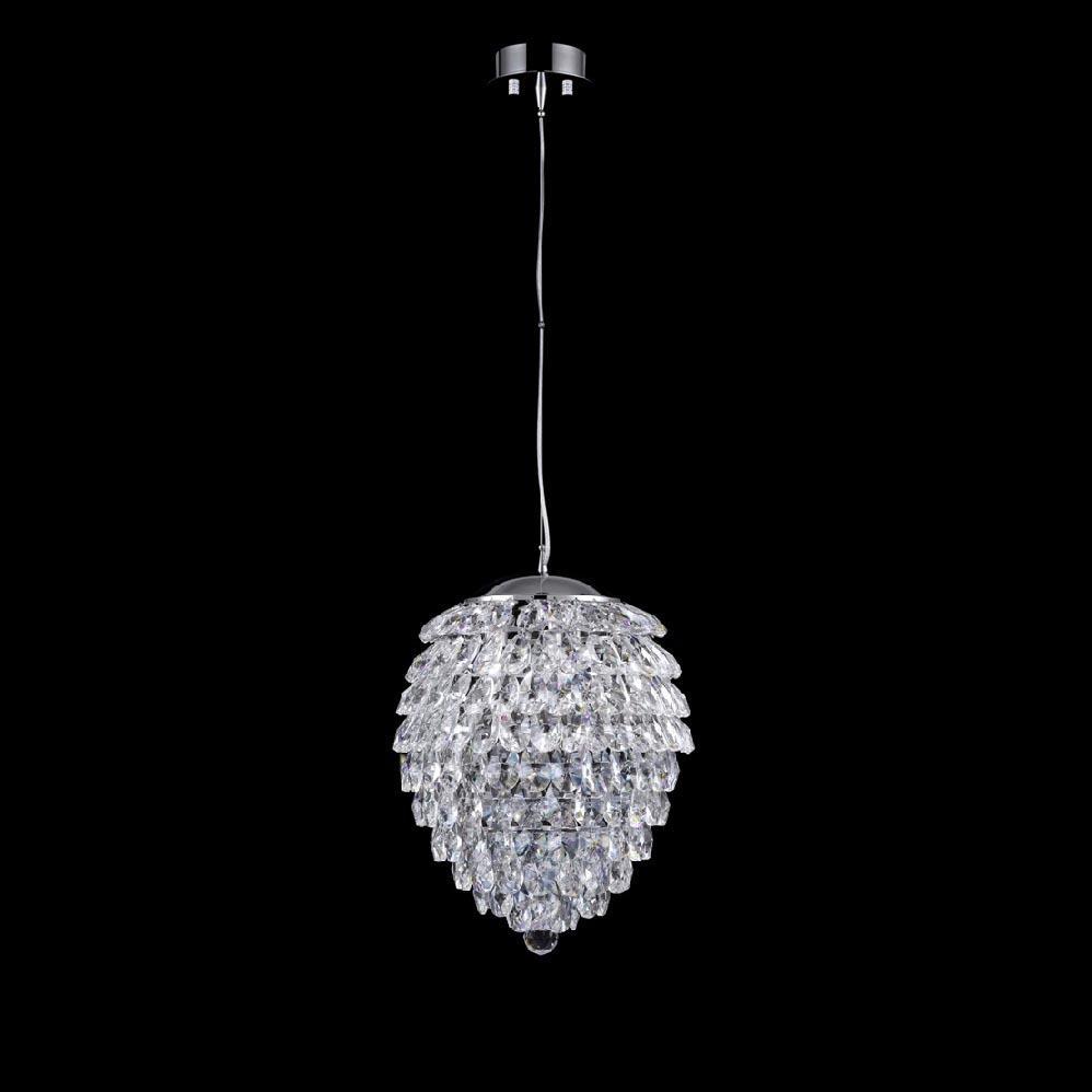 светильник подвесной crystal lux charme sp2 chrome/transparent crystal lux 1373/202, доставка по Казахстану 