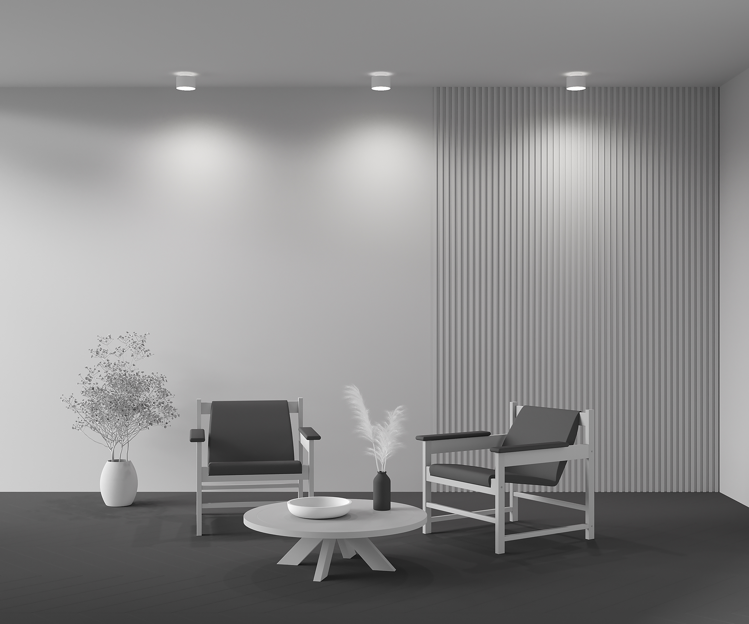 Дополнительная картинка Потолочный светильник Technical C009CW-L16W4K