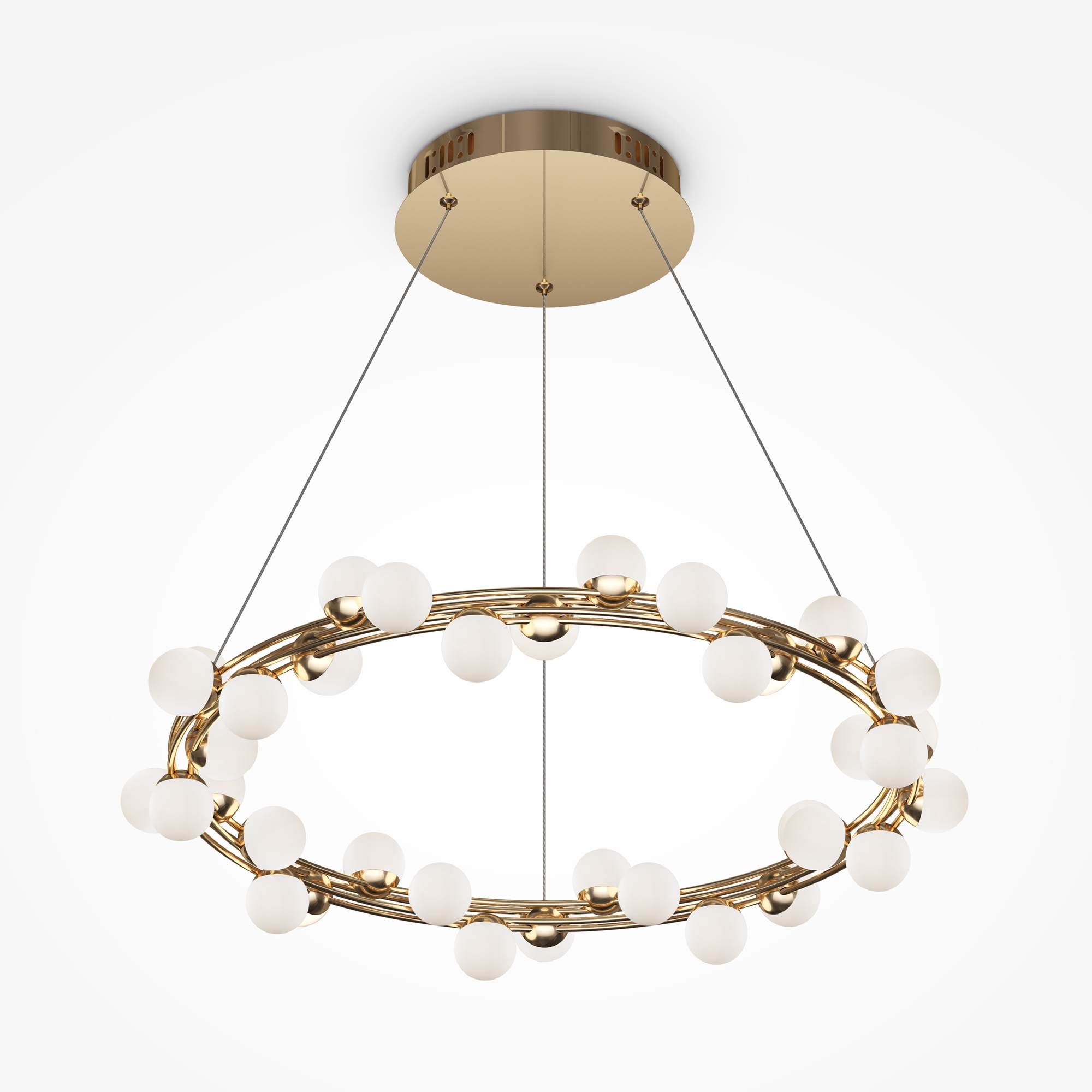 Дополнительная картинка Подвесная светодиодная люстра Maytoni Tessara MOD081PL-L50G3K