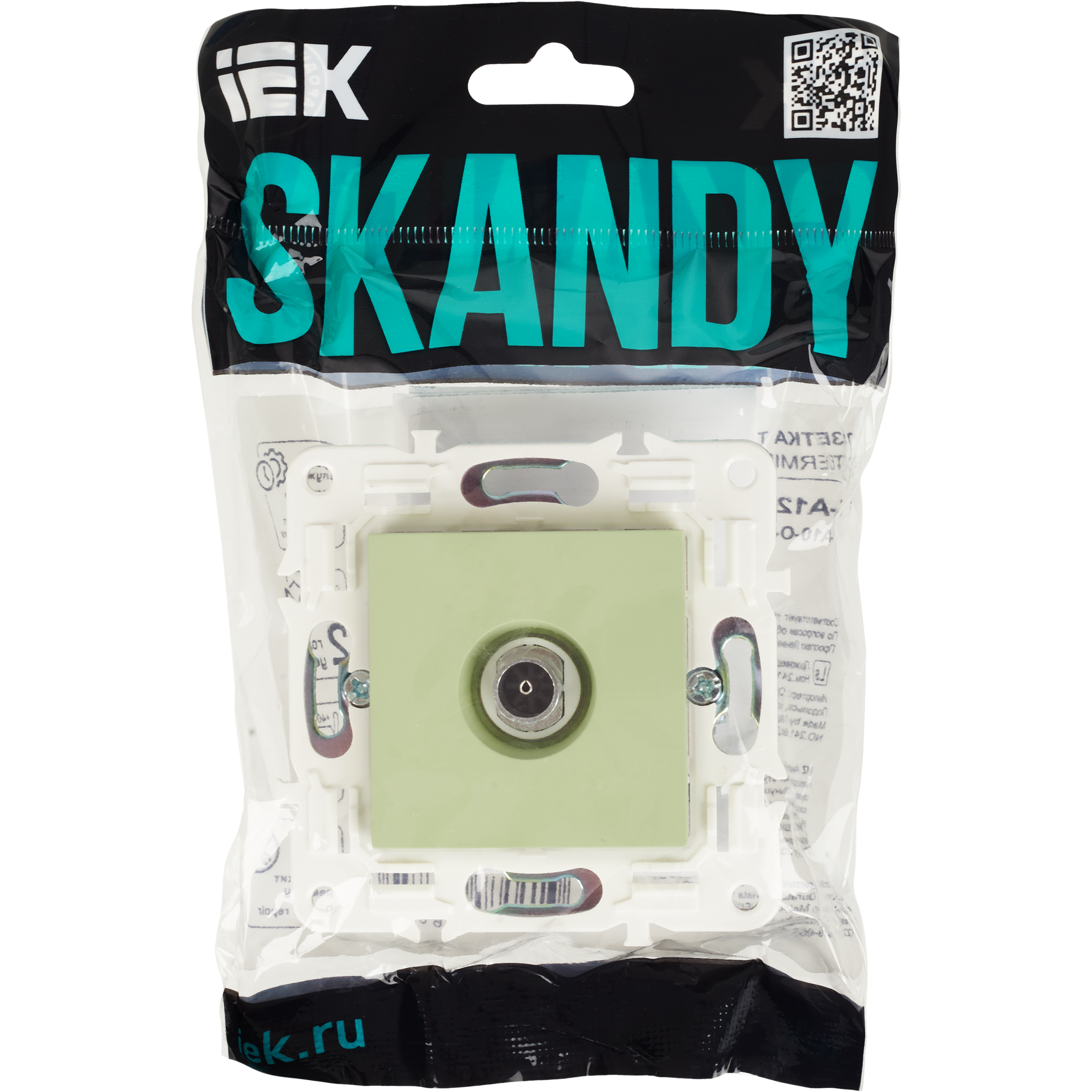 SKANDY Роз. TV оконечная SK-A12M мятн. IEK — фото 4
