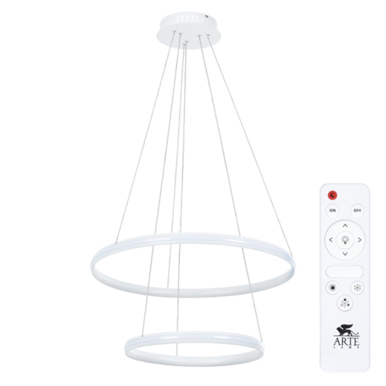 Картинка Подвесной светильник Arte Lamp MERIDIANA A2198SP-2WH