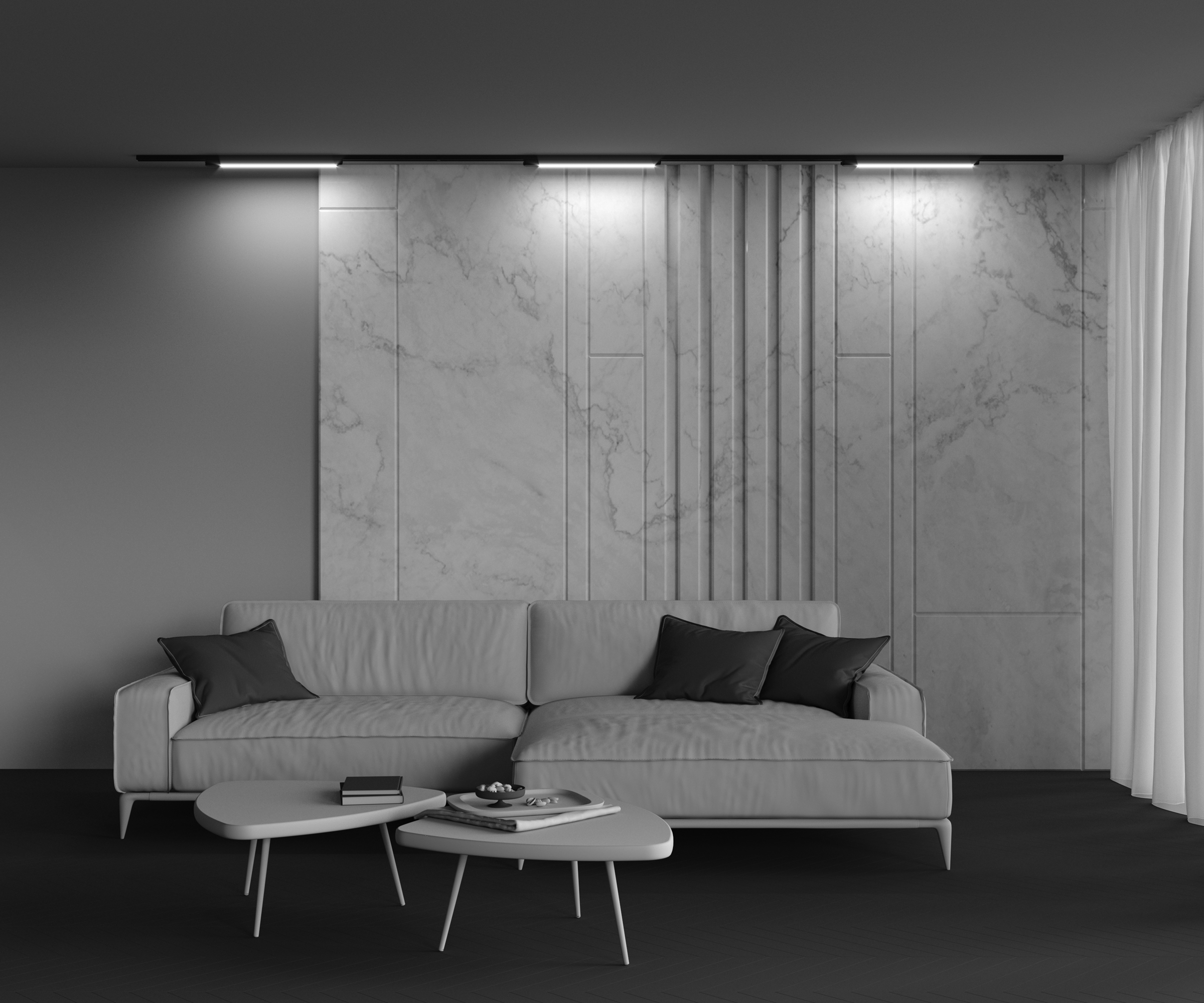 Картинка Трековый светильник Technical TR000-1-24W4K-B