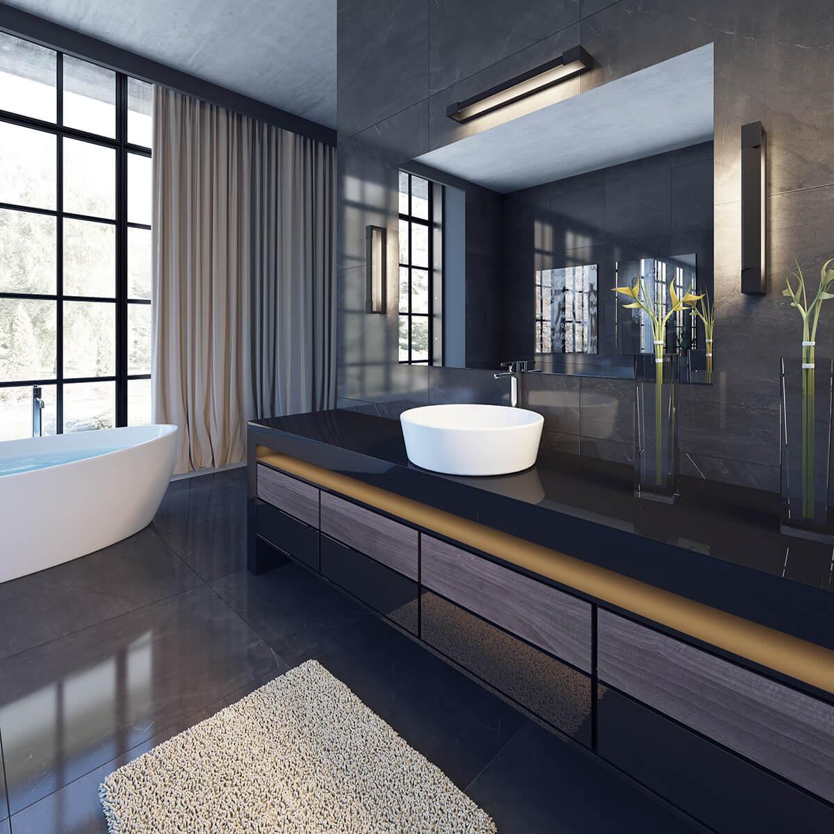 Картинка Настенный светодиодный светильник Odeon Light Hightech Arno 3888/18WB