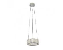 newport 8240 8240/20 chrome , подвесной светильник, chrome clear crystal d20*h7,6/500 cm led strip 12w 3100k 1320lm, доставка по Казахстану 