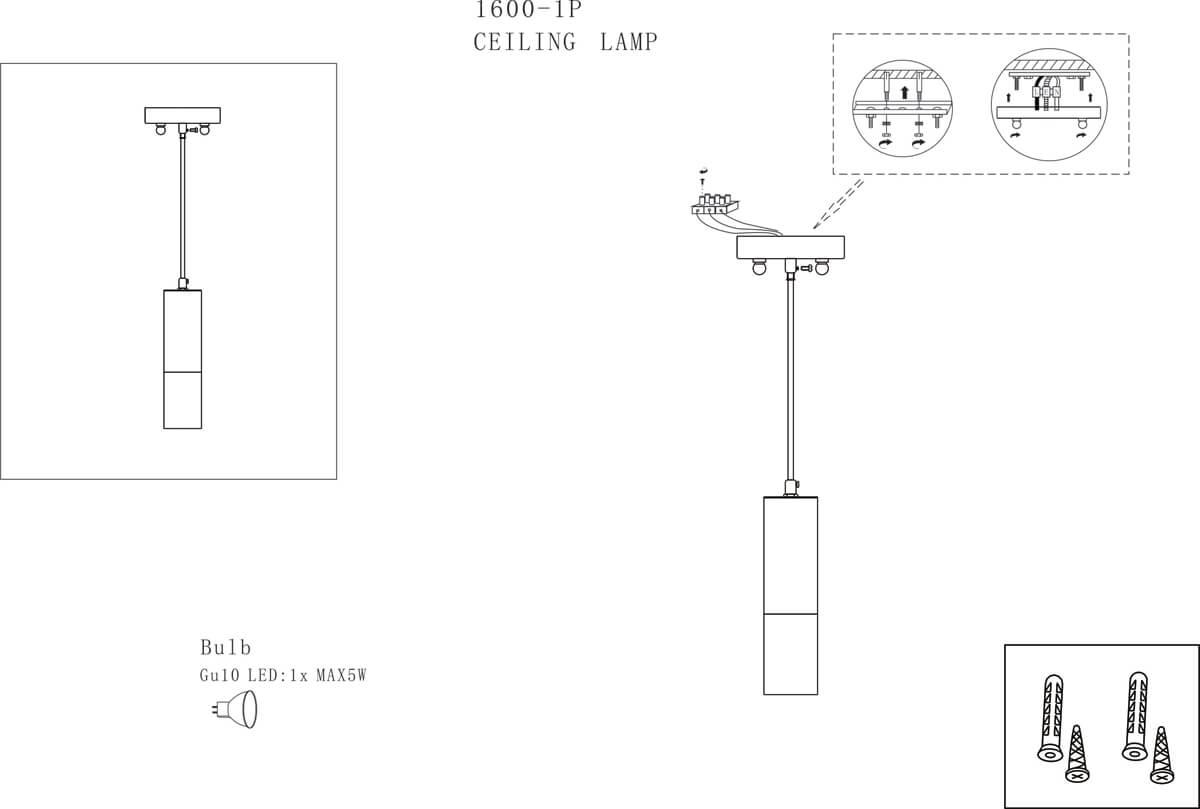 Картинка Подвесной светильник Favourite Ultra 1600-1P