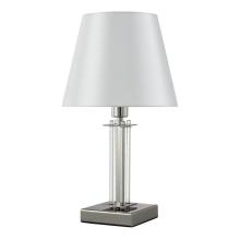 Настольная лампа Crystal Lux NICOLAS LG1 NICKEL/WHITE Crystal Lux 3400/501