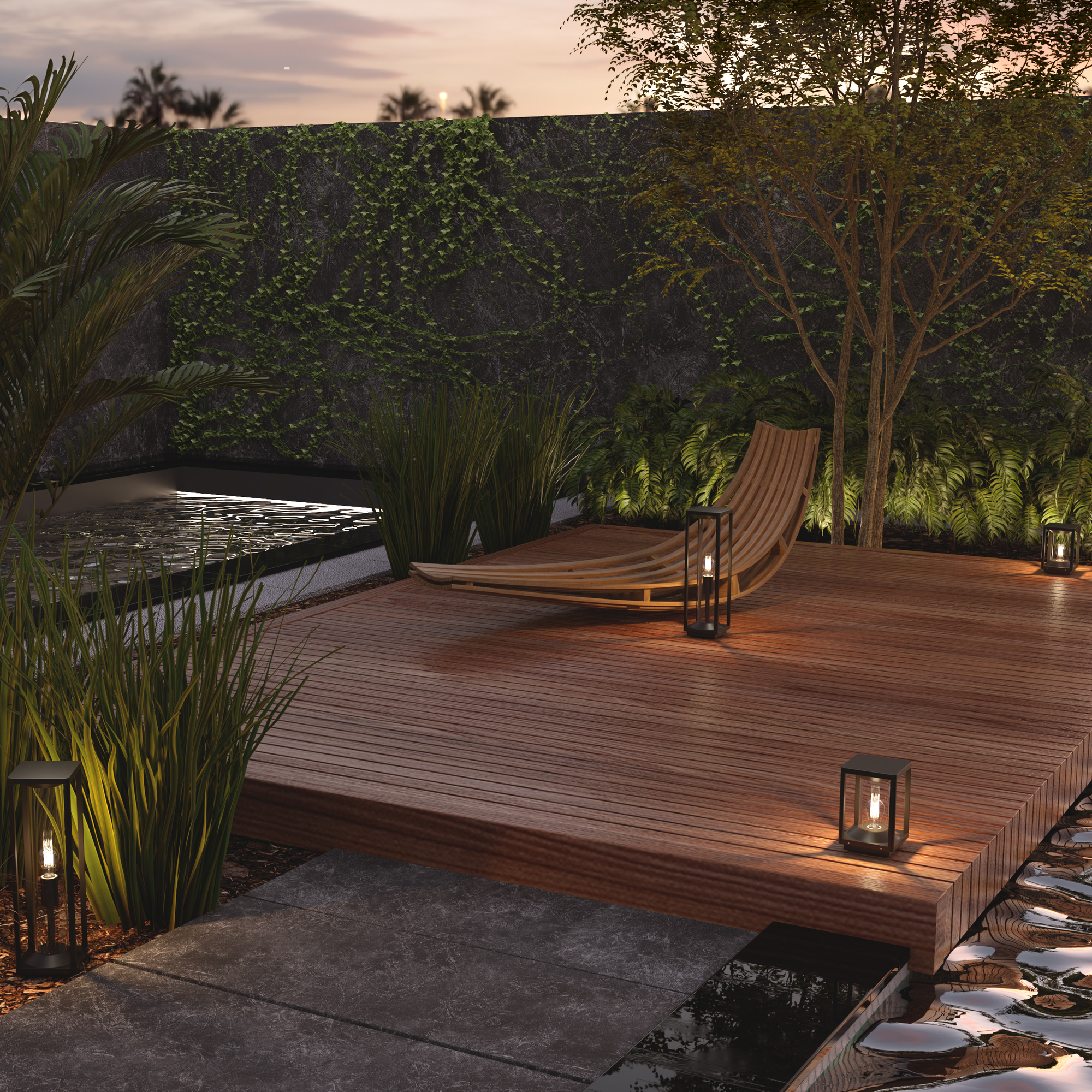 Дополнительная картинка Ландшафтный светильник Outdoor O452FL-01GF1