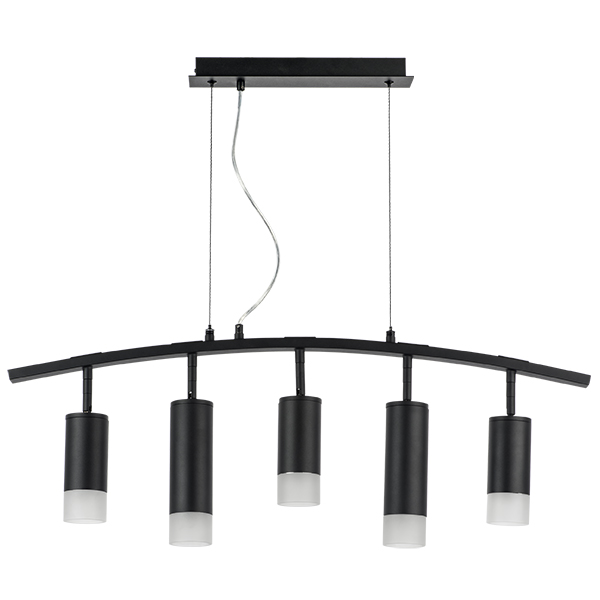 lr7353738721 люстра rullo 5х50w gu10 черный  571735 - 214437-3 - 214487-2 - 202431-5, доставка по Казахстану 